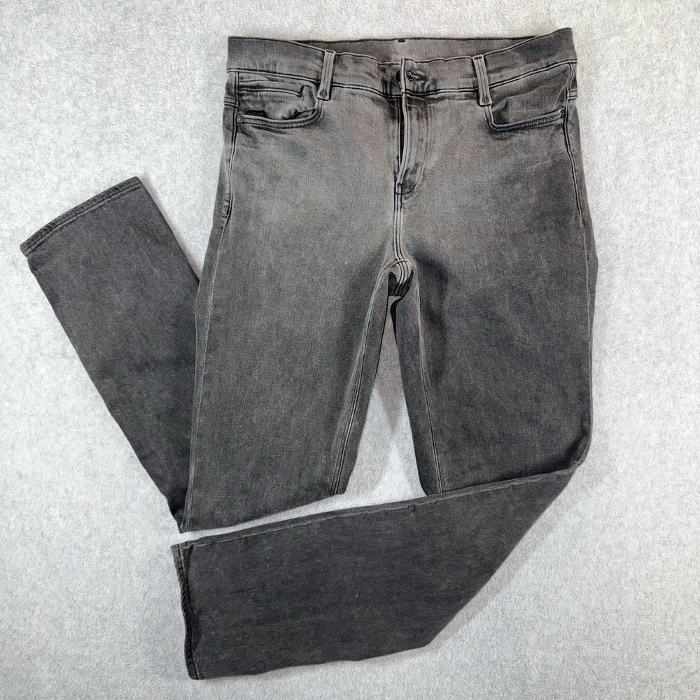 G-Star Raw Jeans Womens 32x32 NOXER STRAIGHT Gray Stretch Denim Zip Pocket